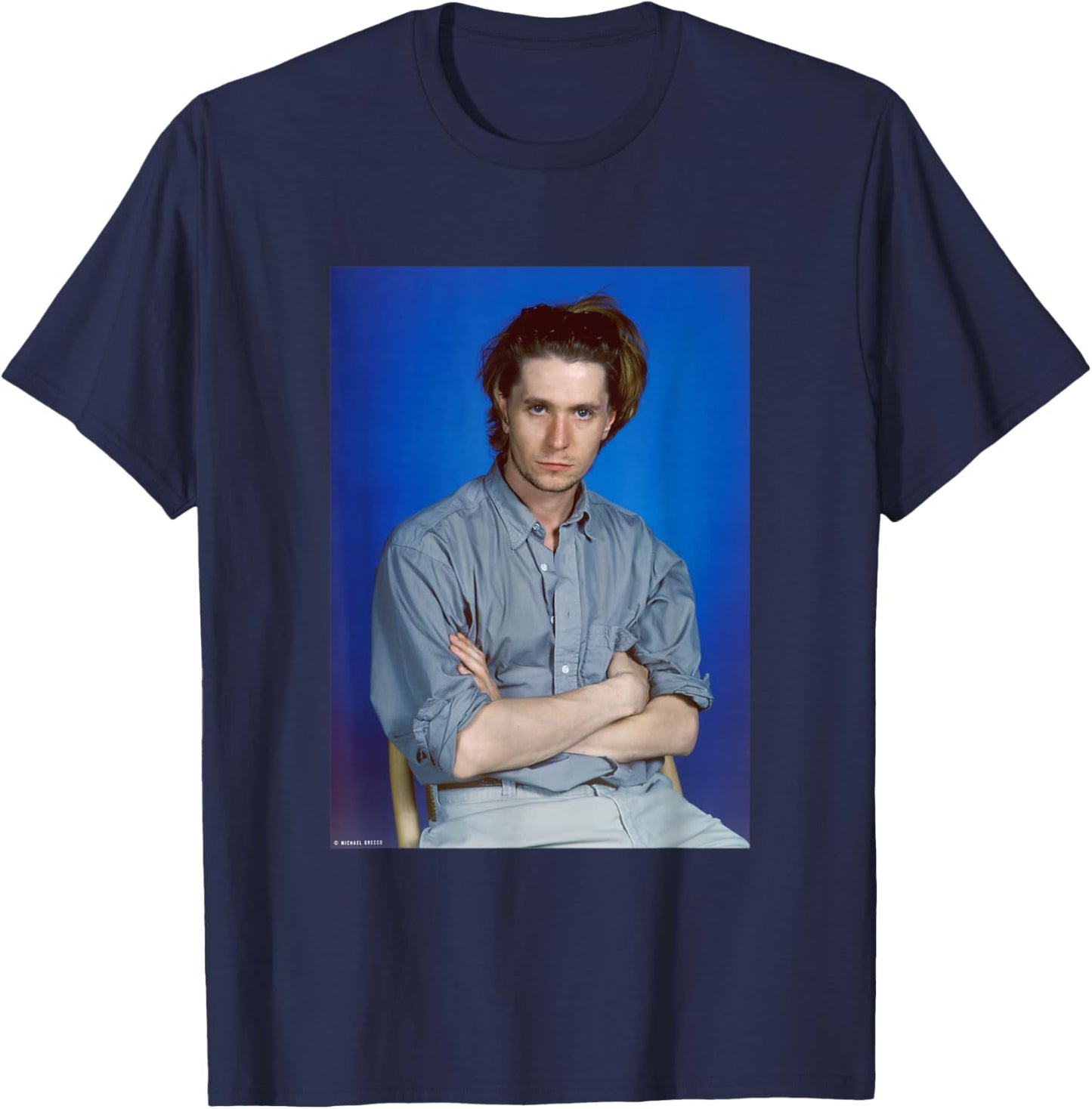 Gary Oldman Air Force One Dracula Actor by Michael Grecco T-Shirt - T-Shirt | Navy