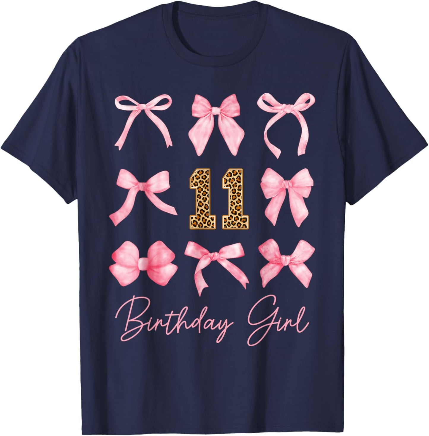 11 Year Old Party T-Shirt - T-Shirt | Navy