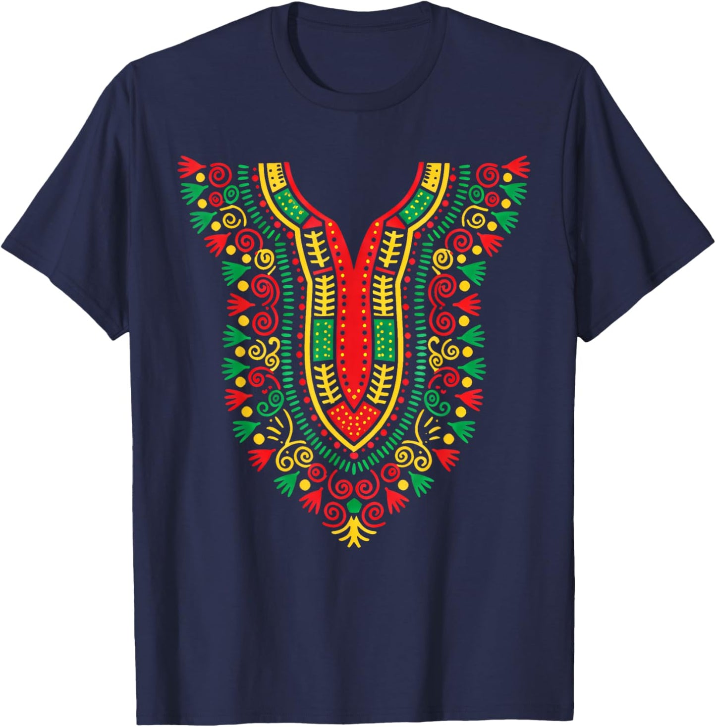 Dashiki Pride Attire African Attire for Boys Black History T-Shirt - T-Shirt | Navy