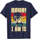Bruh I Am 15 Year Old Dabbing Boy 15th Birthday Decorations T-Shirt - T-Shirt | Navy