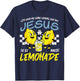 Life Gave Me Lemons Jesus Lemonade Christian Women Men Kids T-Shirt - T-Shirt | Navy
