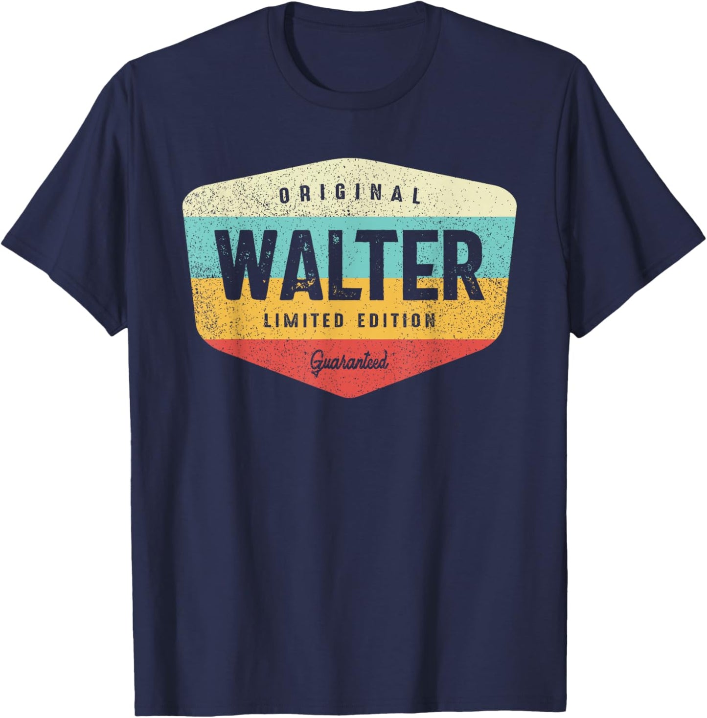 Walter Personalized Name - Walter T-Shirt - T-Shirt | Navy