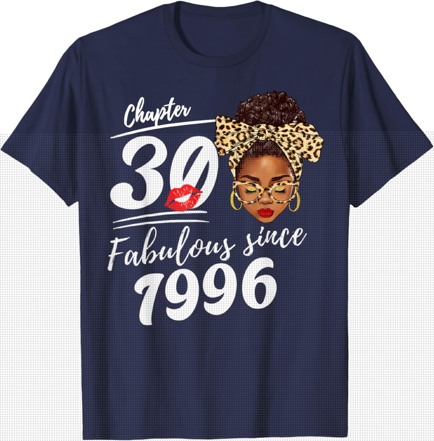 It's My 30th Birthday Black Melanin Queen Girl T-Shirt - T-Shirt | Navy