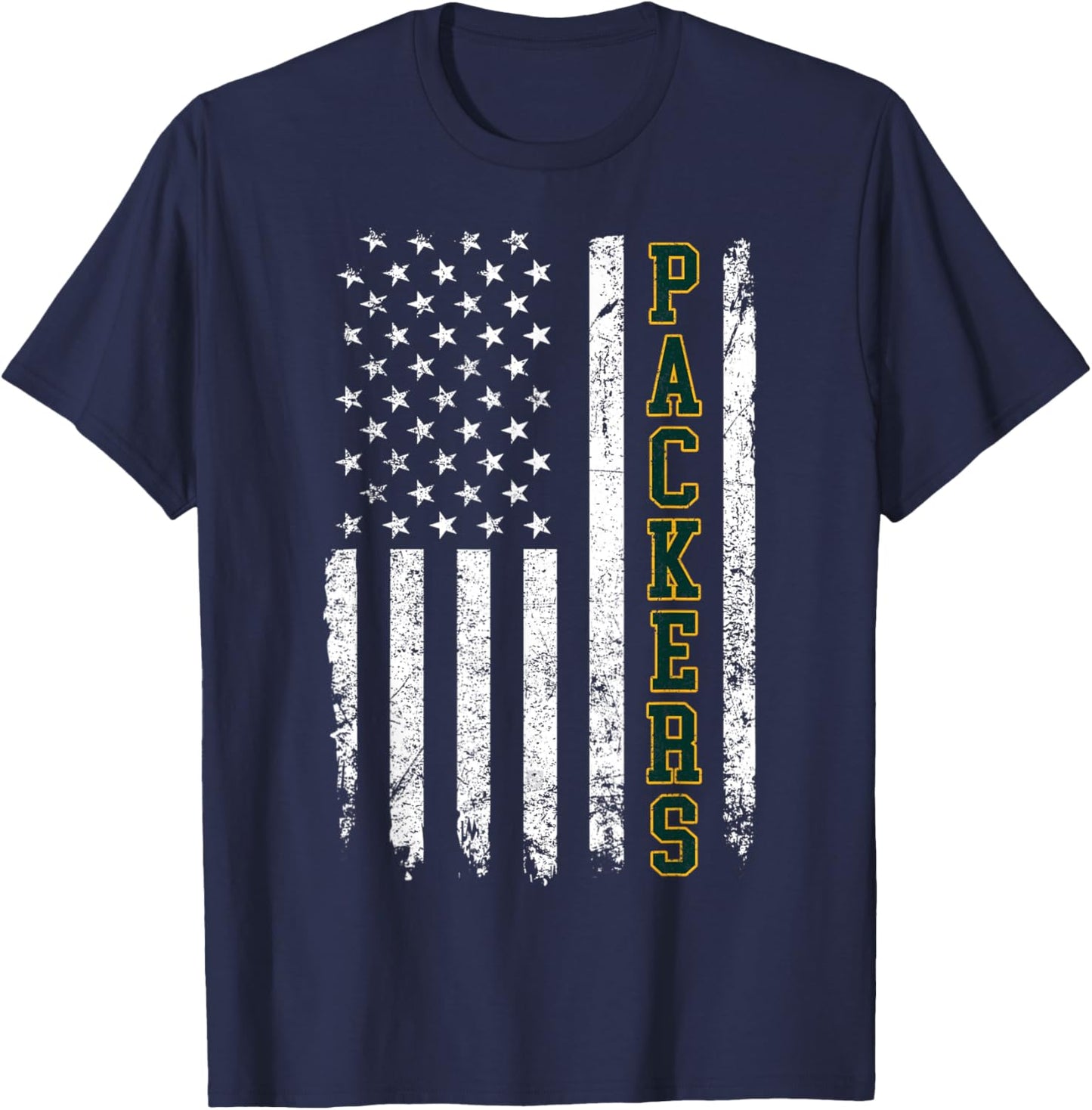 Retro Vintage Packers T-Shirt - T-Shirt | Navy