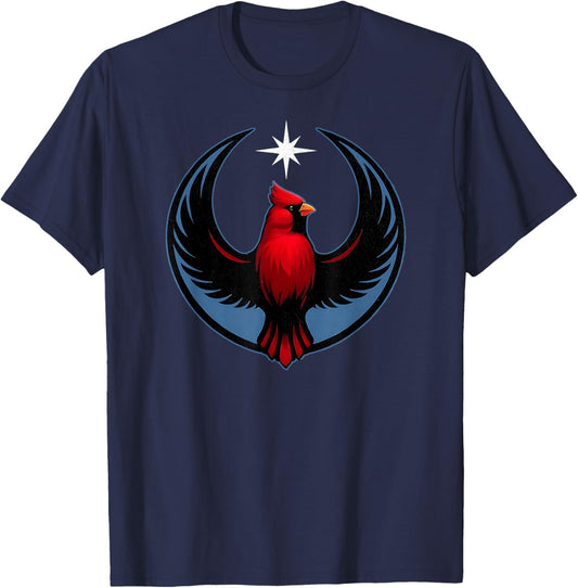 IL Rebel Bird Alliance No Kings T-Shirt - T-Shirt | Navy