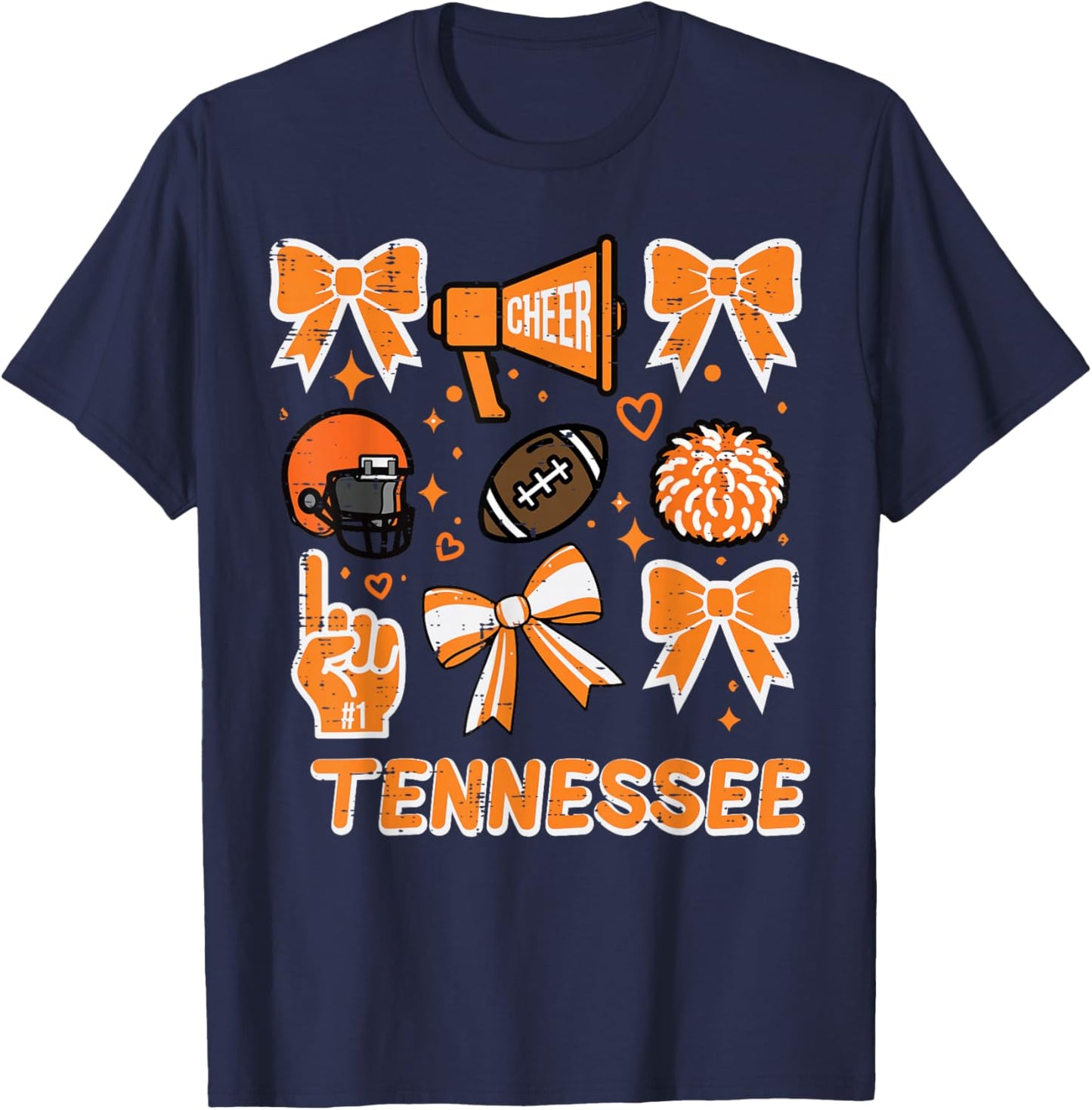 Tennessee Boys Youth Teen Kids Men Girls Women T-Shirt - T-Shirt | Navy