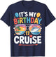 It's My Birthday Cruise Sunglasses Family Matching Cruising T-Shirt - T-Shirt | Navy