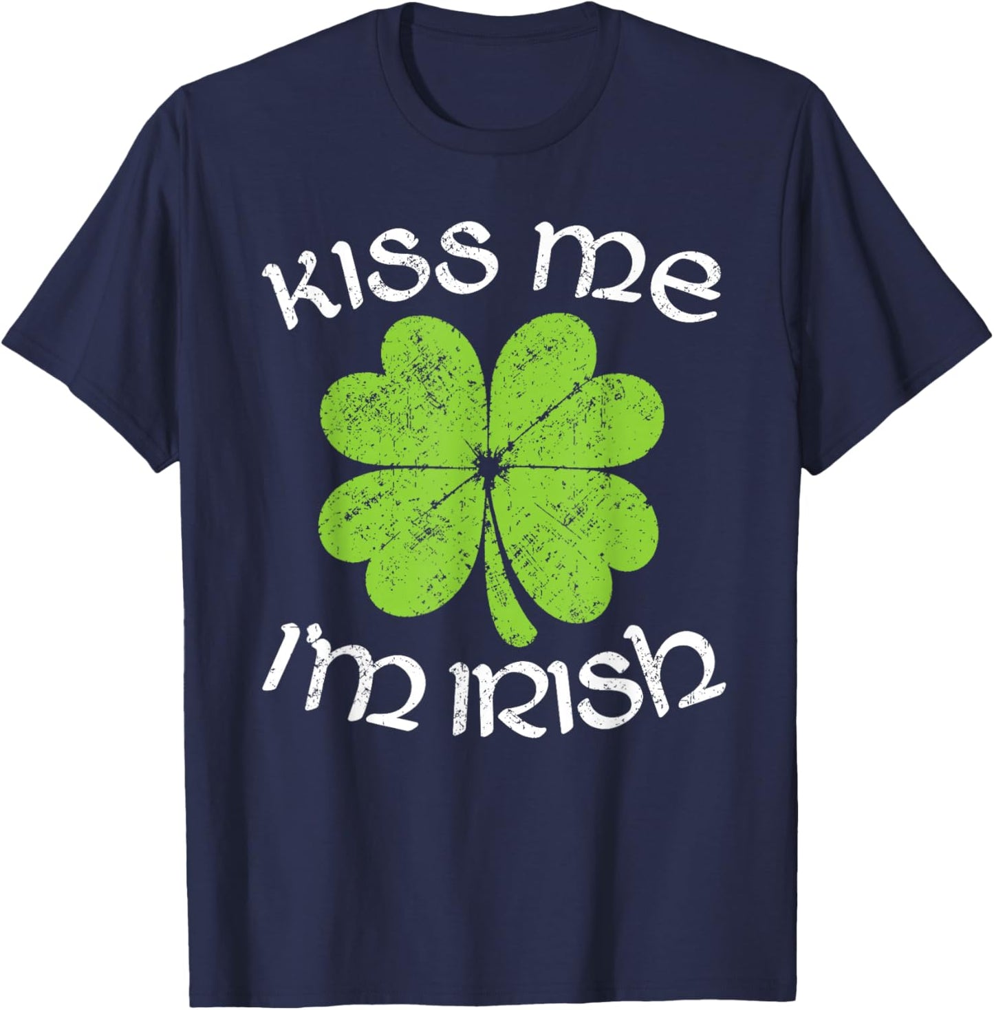 Funny St Patricks Day Irish Shamrock St Patty's T-Shirt - T-Shirt | Navy