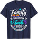 Family Vacation Orlando 2026 Beach Summer Vacation 2026 T-Shirt - T-Shirt | Navy