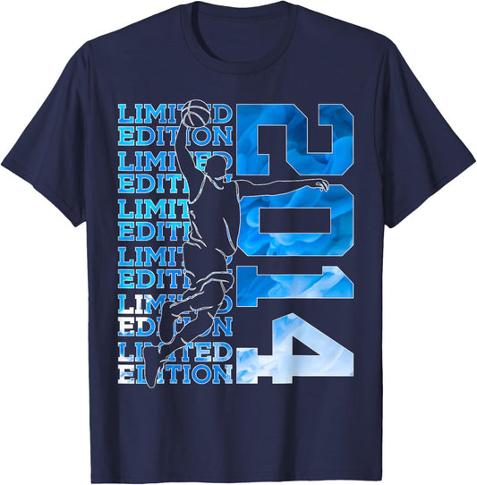 Limited Edition 2014 Basketball 12TH Birthday T-Shirt - T-Shirt | Navy