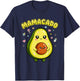 Pregnancy Announcement Women Mom Funny Avocado Mamacado T-Shirt - T-Shirt | Navy