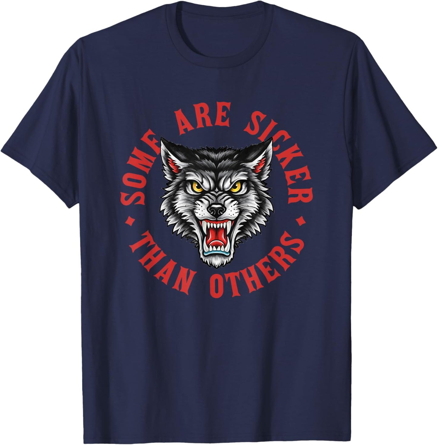 Recovery Sobriety 12 Steps Sober Some are Sicker Than Others T-Shirt - T-Shirt | Navy
