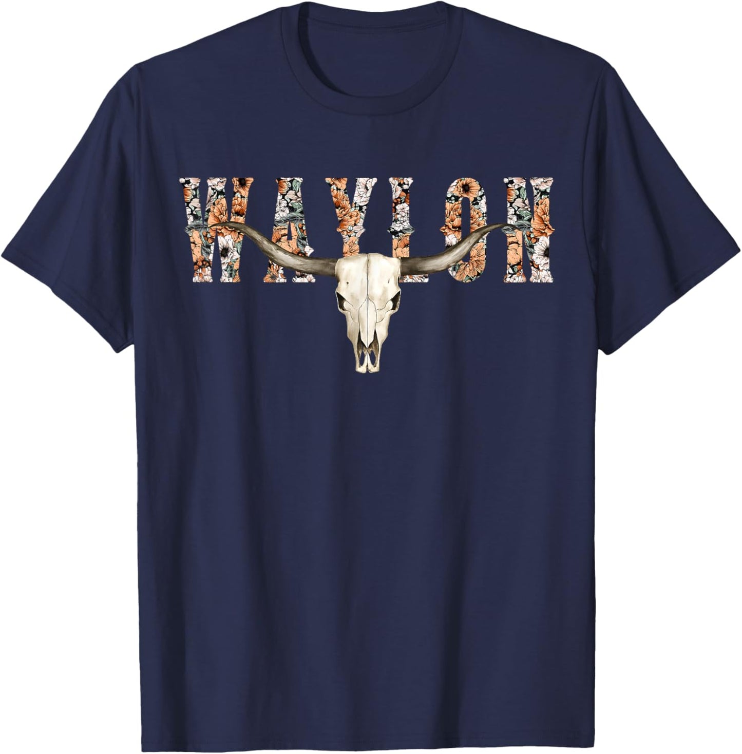 Vintage Retro Waylon Pride Name Gift Women Kid T-Shirt - T-Shirt | Navy