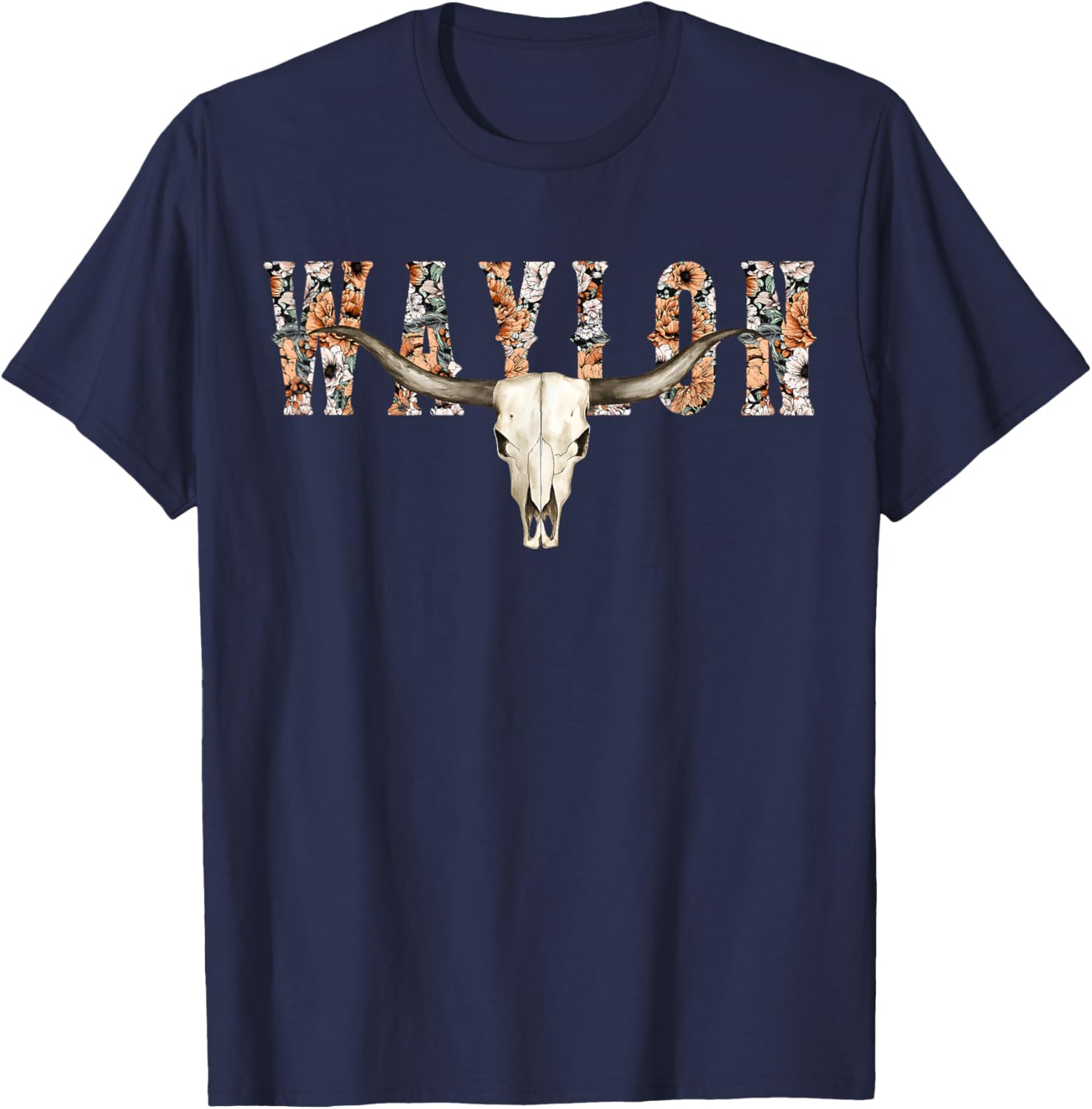 Vintage Retro Waylon Pride Name Gift Women Kid T-Shirt - T-Shirt | Navy