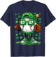 Funny 67 Baseball Drip St Patricks Day Shamrock Green T-Shirt - T-Shirt | Navy