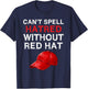 Retro You Can't Spell Hatred Without A Red Hat Funny T-Shirt - T-Shirt | Navy