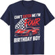 Kids Race Car Racing 4th Birthday Can’t Catch Me I'm 4 Bday Boys T-Shirt - T-Shirt | Navy