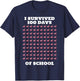 Funny Pink Flamingos 100 Days of School T-Shirt - T-Shirt | Navy