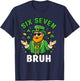 Six Seven 67 St Patricks Day 6 7 Bruh Boys Kids 6-7 Meme T-Shirt - T-Shirt | Navy
