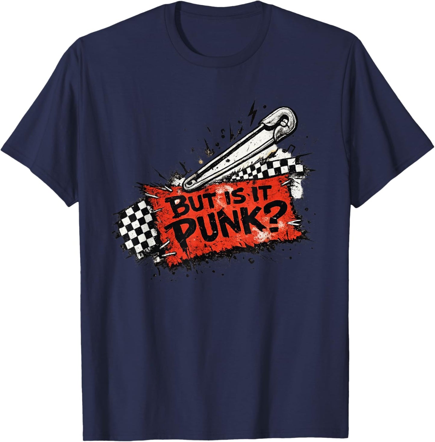 Art Punk Humor T-Shirt - T-Shirt | Navy