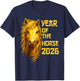 Year of The Horse Lunar Chinese New Year Fire Horse T-Shirt - T-Shirt | Navy