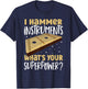 Dulcimerist Dulcimers Music Hammered Dulcimer T-Shirt - T-Shirt | Navy