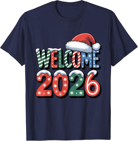 Happy New Year 2026 T-Shirt - T-Shirt | Navy