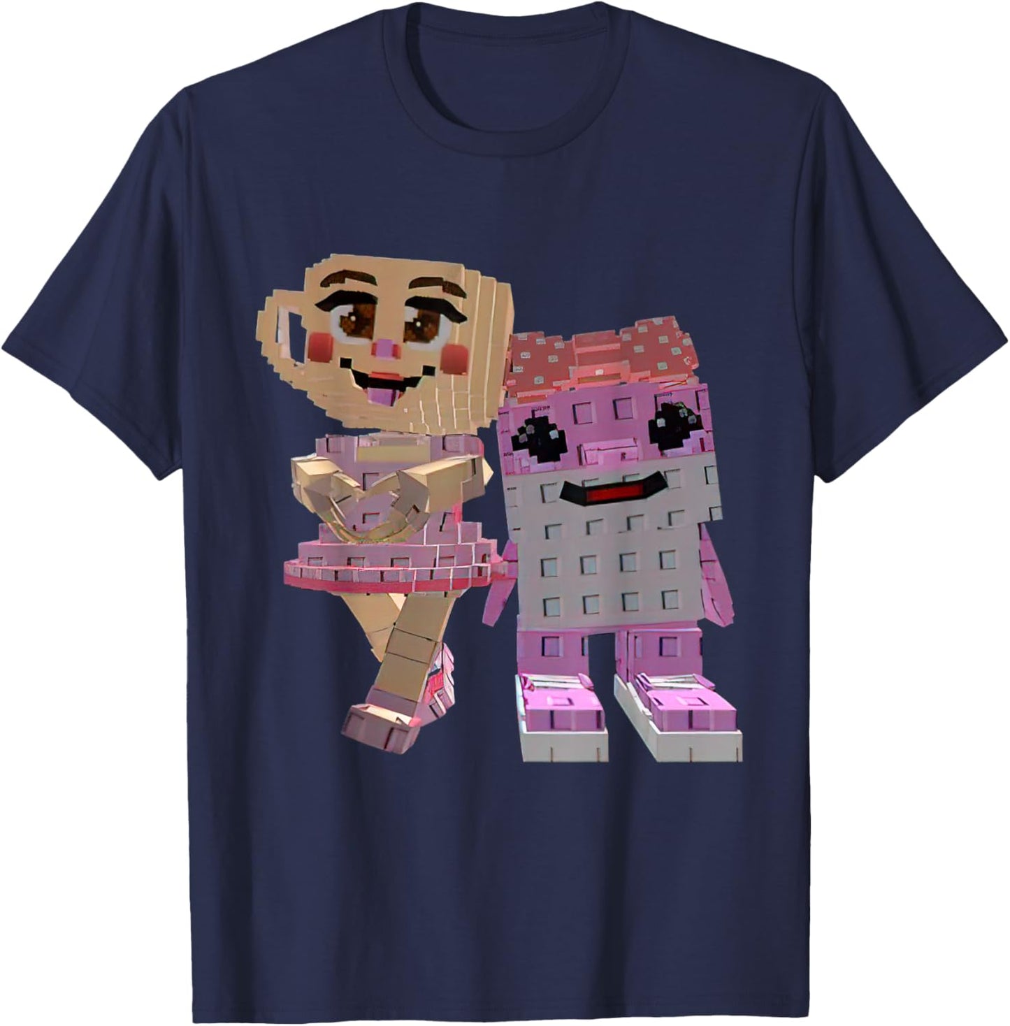 Las Sis Steal A Brainrot T-Shirt - T-Shirt | Navy