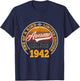 84th Birthday Gift Awesome Since 1942 84 Years Old T-Shirt - T-Shirt | Navy