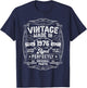 Vintage 1976 50yr 50th Birthday Gifts 50 Years Old T-Shirt - T-Shirt | Navy