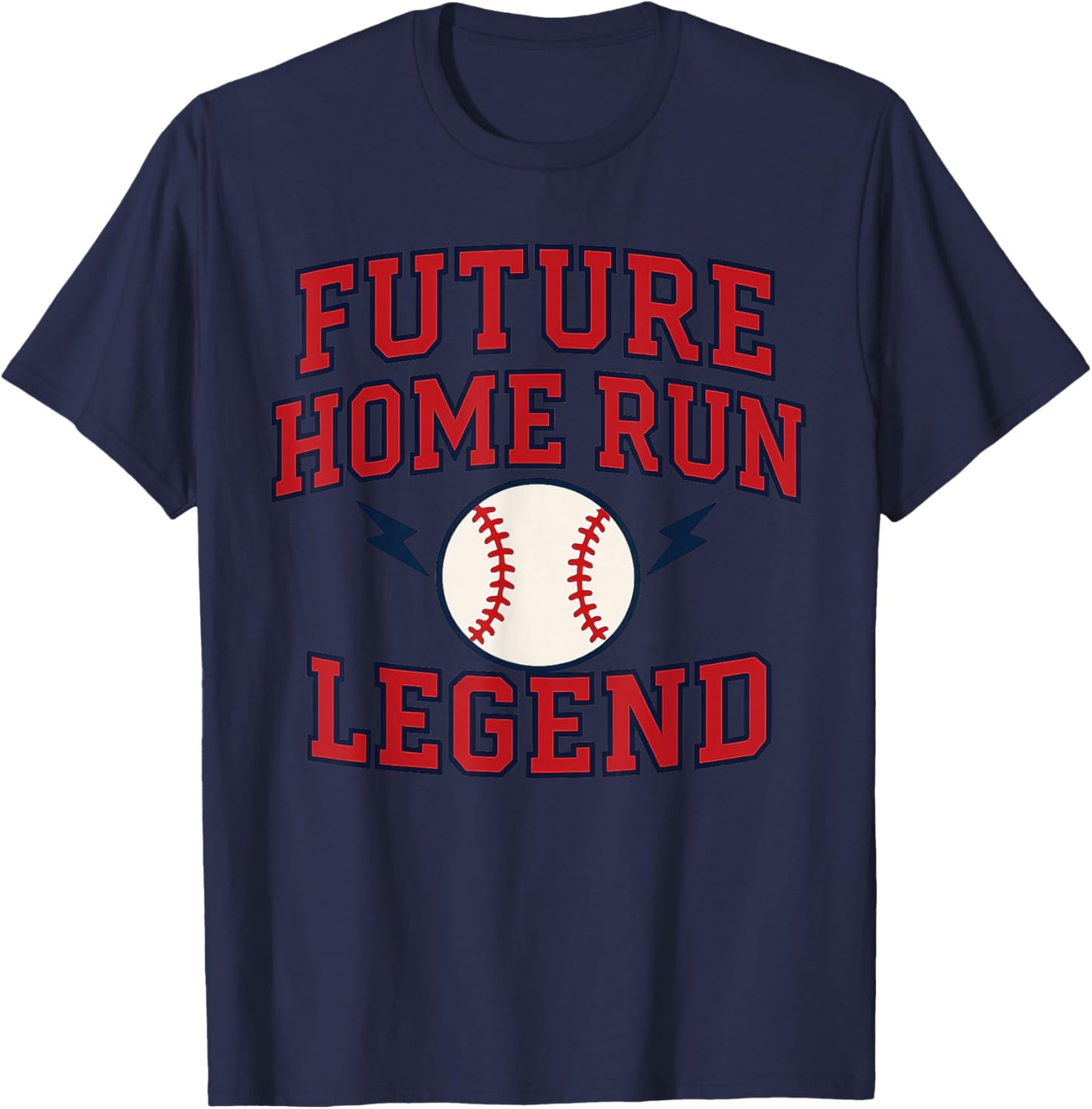 Future Home Run Legend Baseball – Kids & Youth Baseball T-Shirt - T-Shirt | Navy