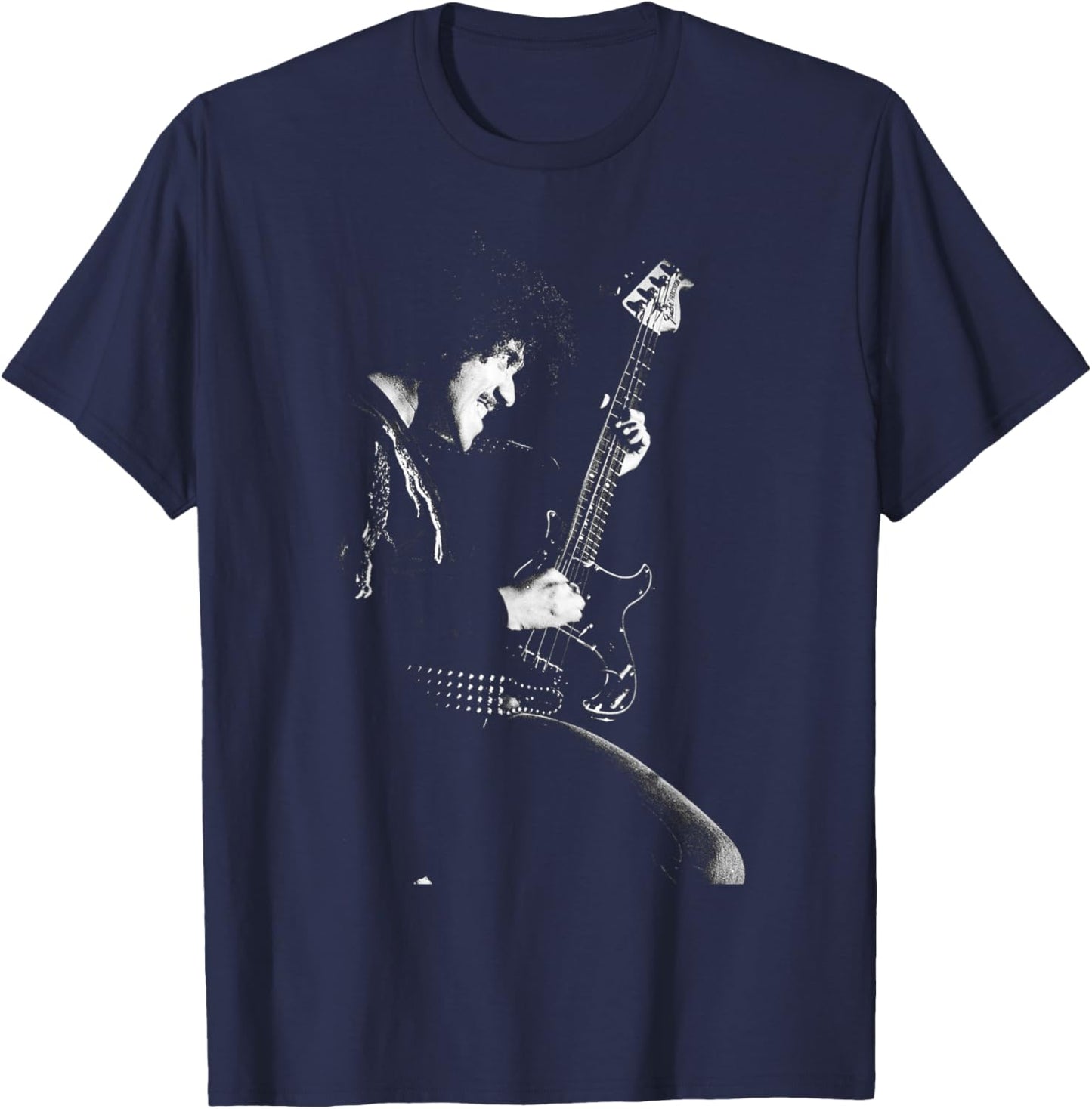Thin Lizzy Phil Lynott Dancing in The Moonlight Live 1977 T-Shirt - T-Shirt | Navy