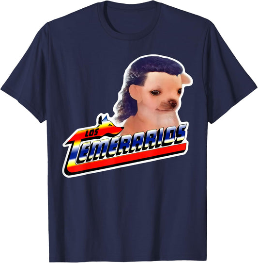Los Temerarios Funny Dog Meme T-Shirt - T-Shirt | Navy