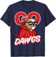 Bulldog Sunglasses Men Women Kids Boys Girls Youth Teen T-Shirt - T-Shirt | Navy