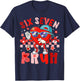 Valentine 67 Meme Six Seven Bruh Heart 6 7 Boys Kids T-Shirt - T-Shirt | Navy