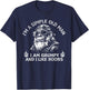 I'm A Simple Old Man I Am Grumpy and I Like Boobs Monkey T-Shirt - T-Shirt | Navy