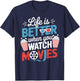 Movie Lover Film Theater Cinema T-Shirt - T-Shirt | Navy