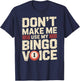 Funny Bingo Night Player or Caller T-Shirt - T-Shirt | Navy