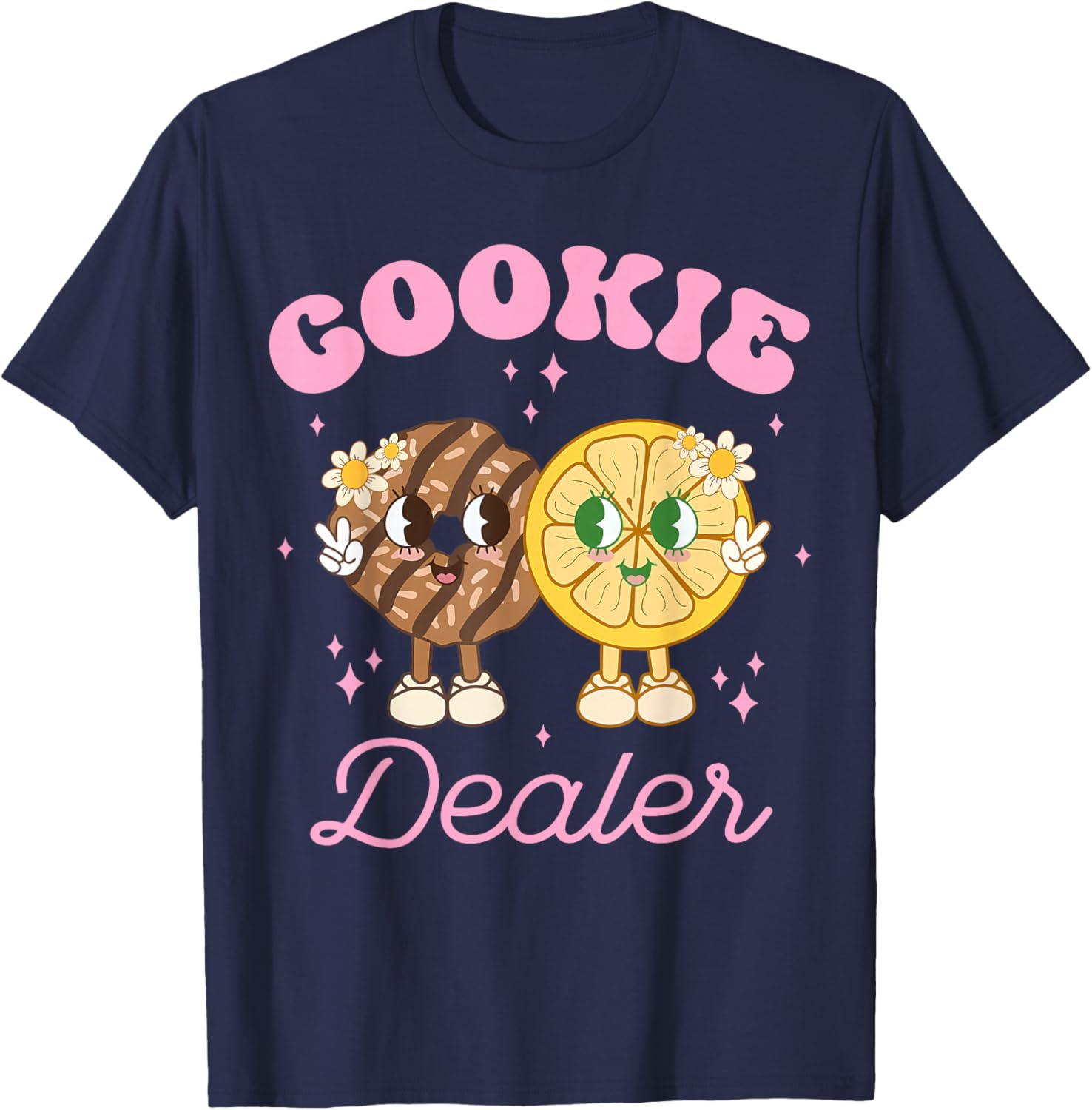 Cookie Dealer, Scout Cookie, Cookie Season Women Girl T-Shirt - T-Shirt | Navy