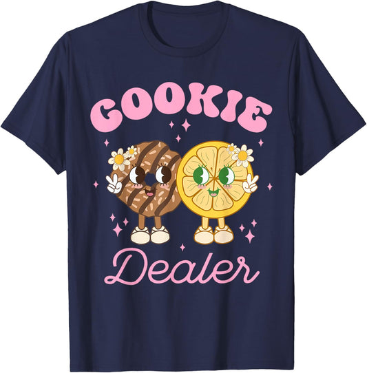 Cookie Dealer, Scout Cookie, Cookie Season Women Girl T-Shirt - T-Shirt | Navy
