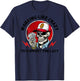 Back Working Like Crazy to Support The Lazy Skeleton Funny T-Shirt - T-Shirt | Navy