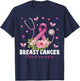 Breast Cancer Awareness Pink Stethoscope Nurse Medical Women T-Shirt - T-Shirt | Navy