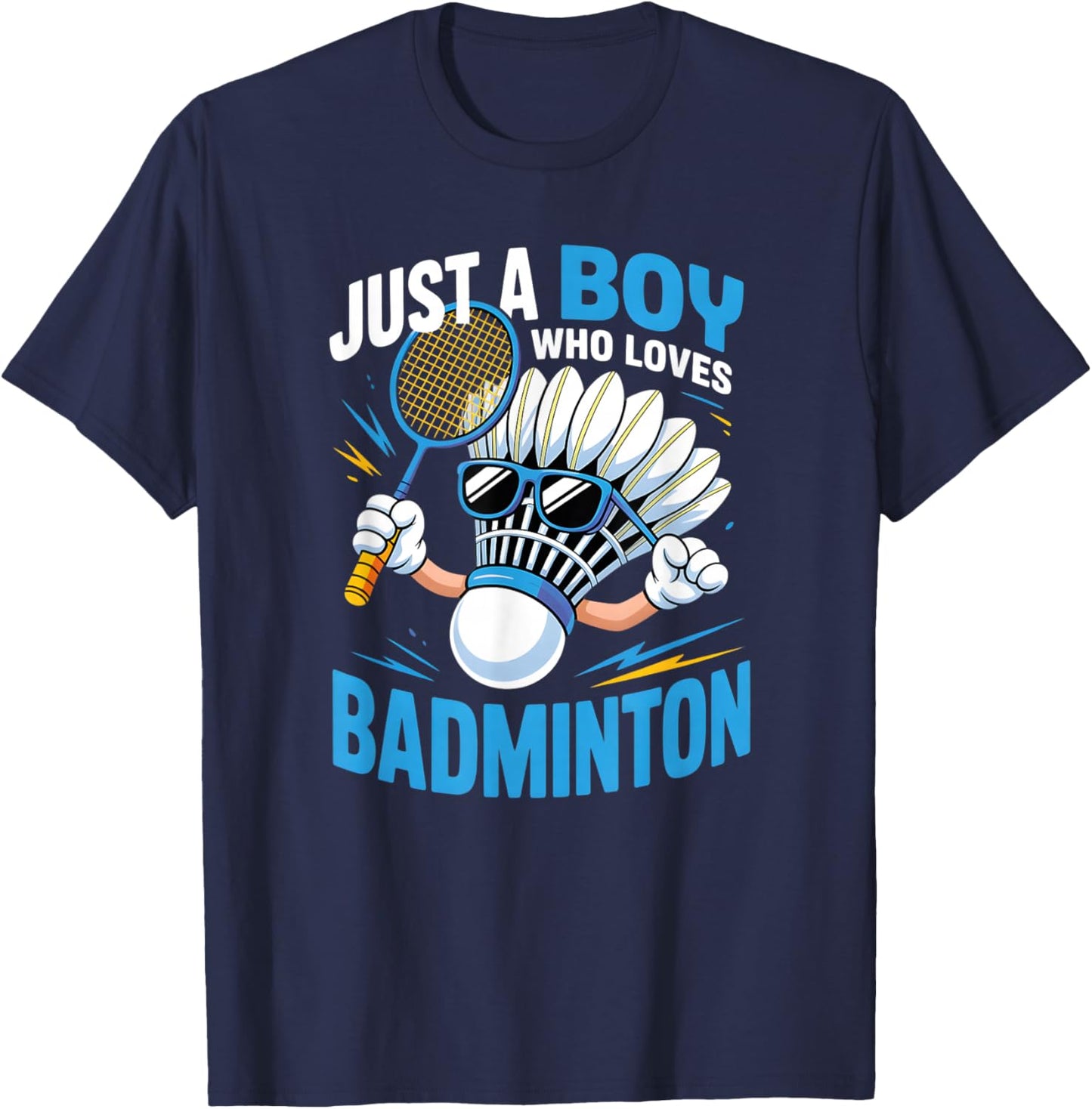 Boys Badminton T-Shirt - T-Shirt | Navy