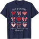 Fruit of The Spirit Christian Hearts Galatians 5:22-23 T-Shirt - T-Shirt | Navy