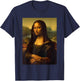 Black Mona Lisa African American Black History Month T-Shirt - T-Shirt | Navy