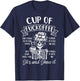 Cup of FUCKOFFEE ONE Splash of NO ONE Cares T-Shirt - T-Shirt | Navy