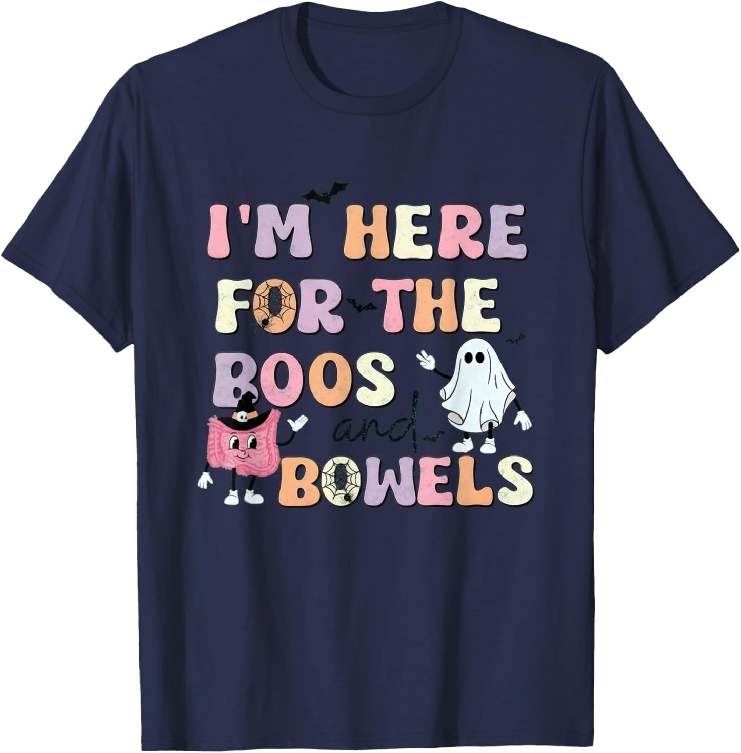 Halloween Gi Nurse, Gastro Crew, Gi Crew, Endo Nurse, Gastro T-Shirt - T-Shirt | Navy