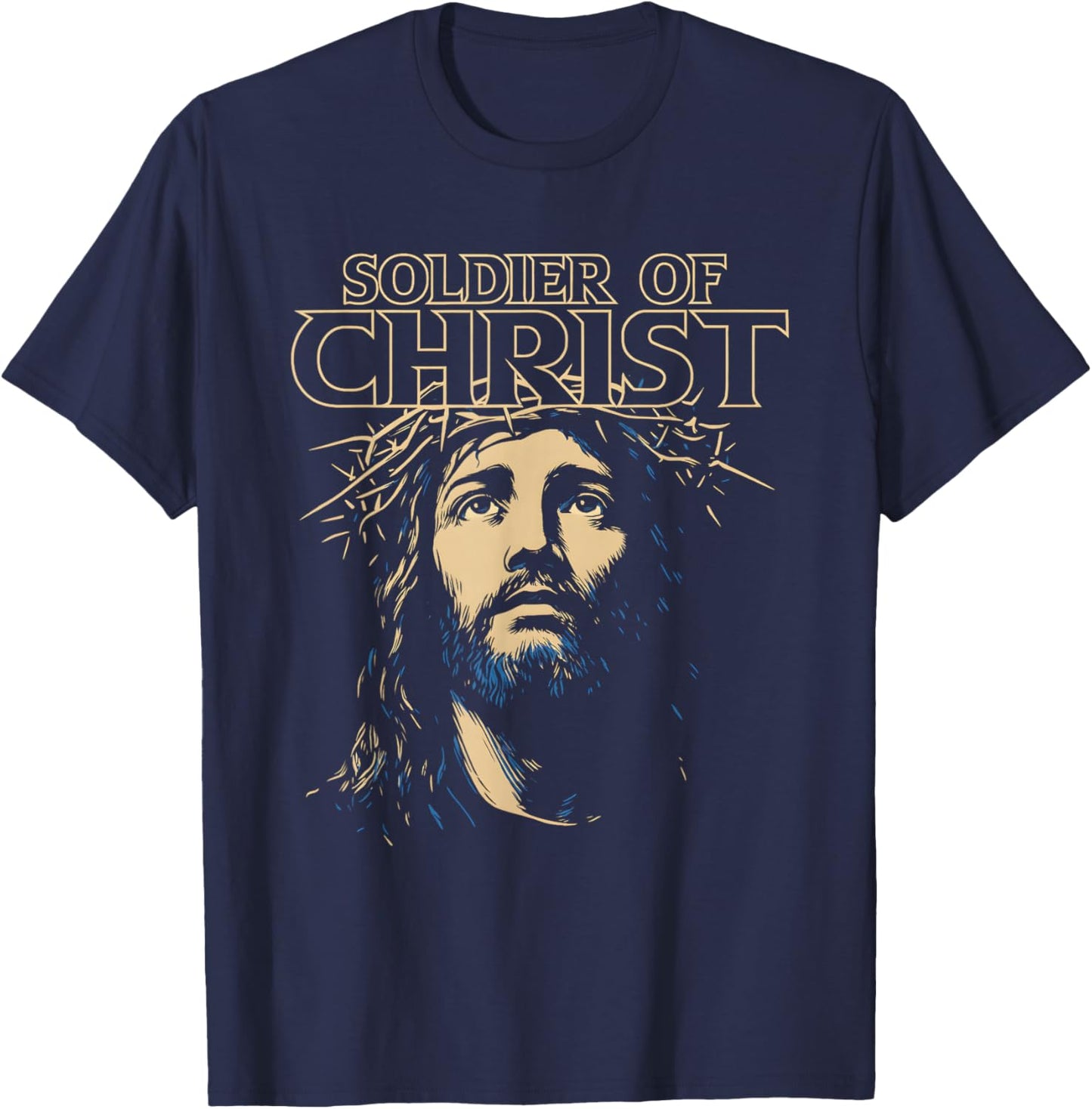 Soldier of Jesus Christ T-Shirt - T-Shirt | Navy