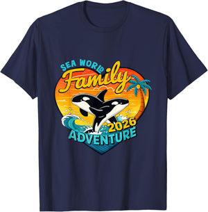 Sunset Ocean T-Shirt - T-Shirt | Navy