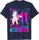 11th Birthday Shirt Girl 11 Year Old Gifts 11 Birthday Girl T-Shirt - T-Shirt | Navy